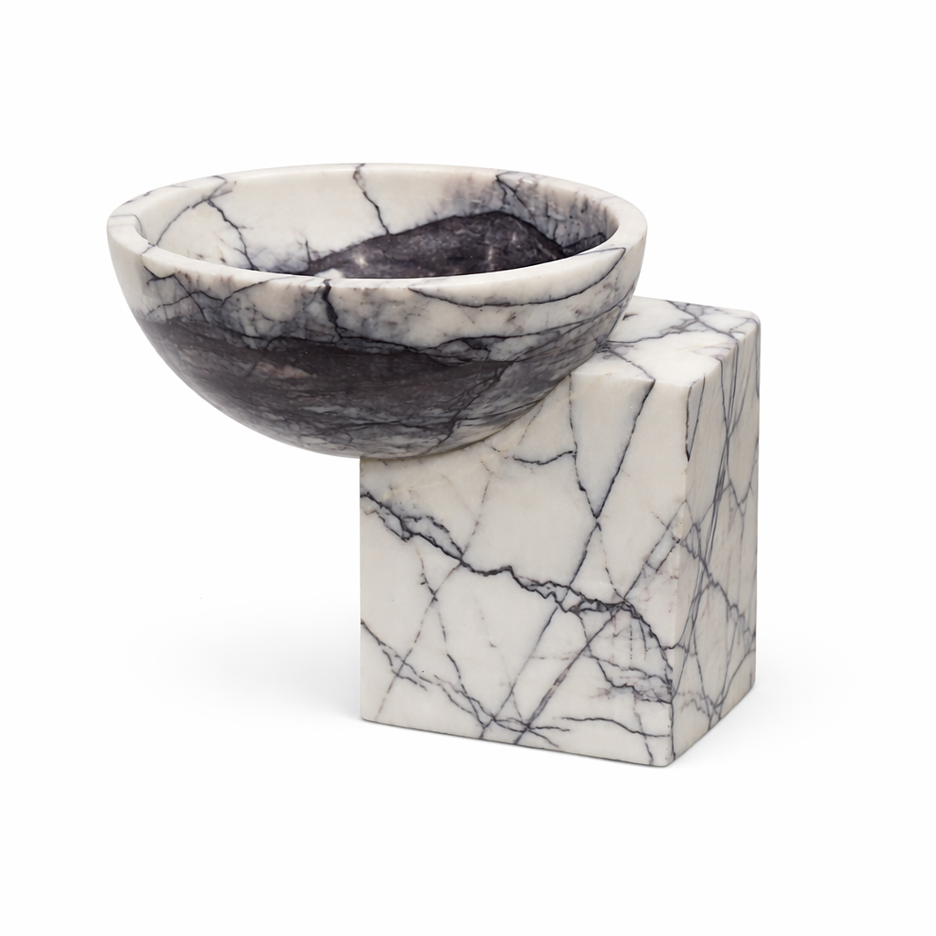 Marble Cantilever Pedestal Bowls