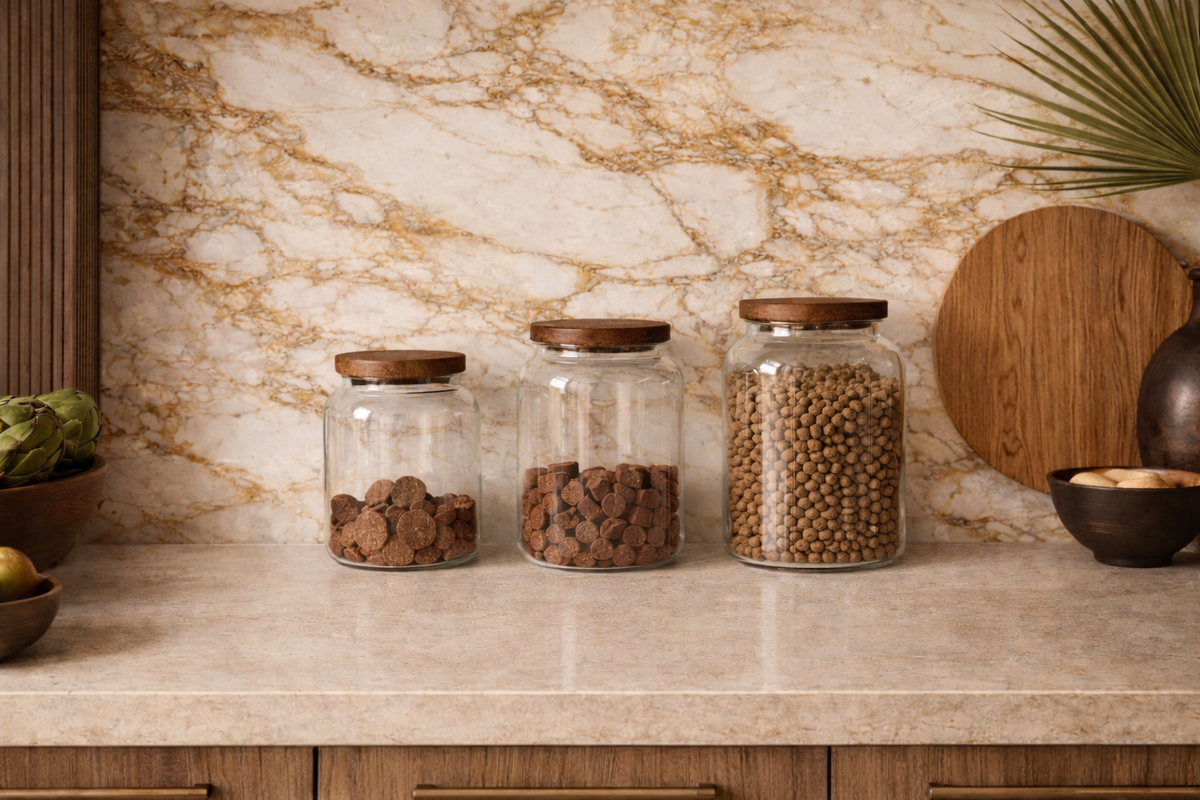 Glass Treat Jars